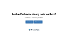 Tablet Screenshot of bushsulfur.lunasexta.org